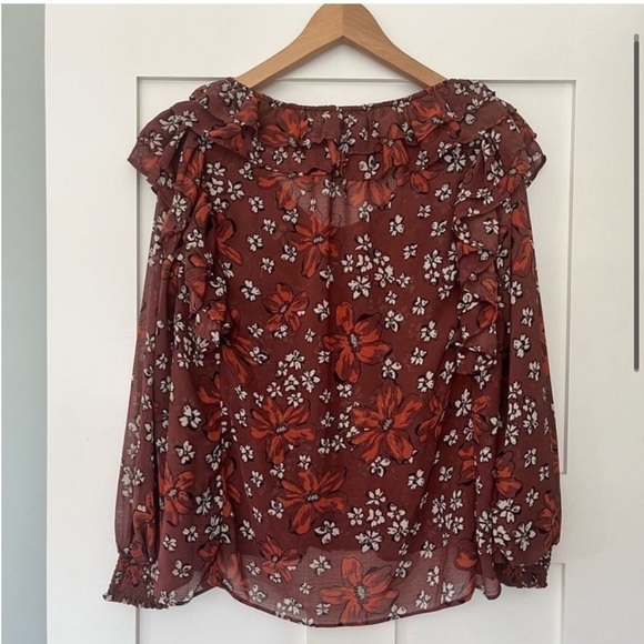 Free People Floral Print Blouse - Picture 3 of 7